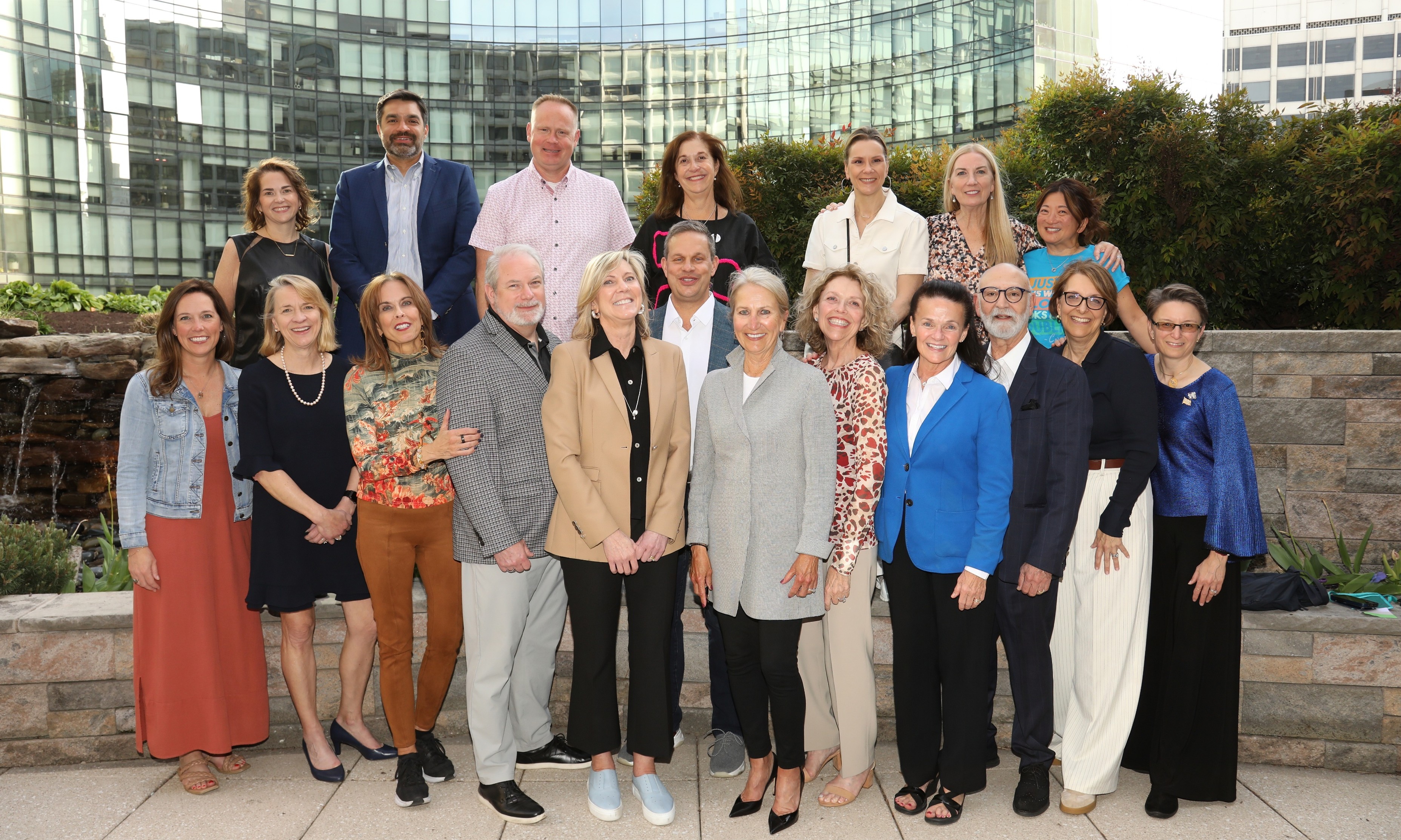 group of people standing together at LMA25